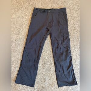 SOLD Prana Men's large gray Cargo outdoor hiking Pants